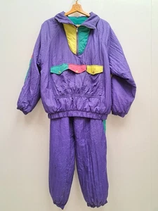 80/90s Vintage Retro Shell Suit Polyester 19" Waist - Picture 1 of 15