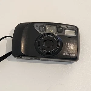 Asahi Pentax Espio 738 35mm Compact Film Camera Free Shipping  - Bild 1 von 2