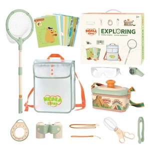 Outdoor Explorer Kit - Bug Catcher Kit with Binoculars, Butterfly Net, Magnif... - Picture 1 of 7