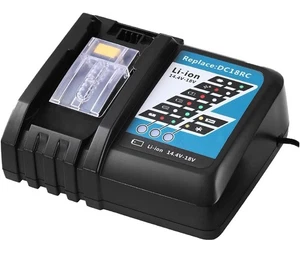 Makita DC18RC Ricambio 7.2V-18V Li-Ion Caricatore Rapido Compatto - Foto 1 di 7