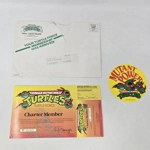 TMNT Teenage Mutant Ninja Turtle Fanclub Membership Kit 1988 Rare Vintage - Bild 1 von 11