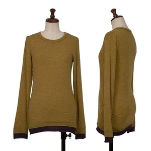 Y's Layered Design Knit Top Size 2(K-146126) - Picture 1 of 12