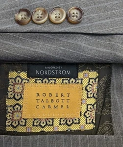 Robert Talbott Carmel Mens Blazer Size 48L Hand Tailored in the USA Wool Jacket - Picture 1 of 11