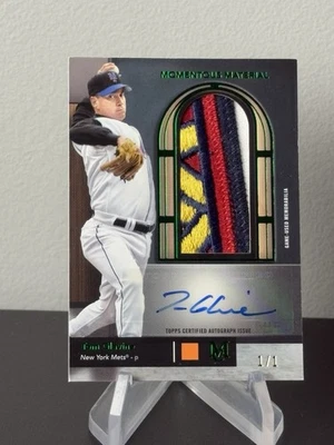 2024 Topps Museum Momentous Material TOM GLAVINE Auto GU Logo Patch 1/1 Braves - Image 1 of 2