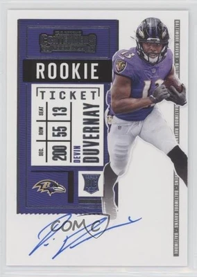 2020 Panini Contenders RPS Devin Duvernay #132 Rookie Auto RC - Image 1 of 2