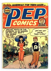 Pep Comics 87 (G+) Veronica SUZIE Archie JUGHEAD Katy Keene TEEN-AGERS 1951 g172 - Picture 1 of 2