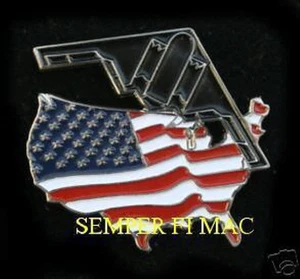 B-2 SPIRIT STEALTH BOMBARDERO B2 BANDERA ESTADOUNIDENSE PIN ROSA PARADE AFB FUERZA AÉREA DE EE. UU. - Imagen 1 de 24
