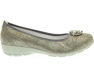 SCARPE BALLERINA CASUAL DONNA ENVAL SOFT 59030 PELLE CANNA ORIGINALE PE NEW - Bild 1 von 5