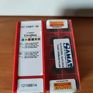 10 INSERTI SANDVIK CoroKEY fresatura RCKT 1204M0-PH 4240 fresa tornio - Imagen 1 de 4