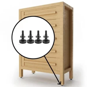Sleek Design 4pcs Heavy Duty Adjustable Legs to Stabilize Your Furniture - Picture 1 of 9