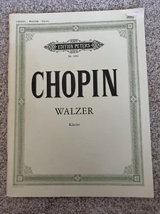 CHOPIN Walzer Walzer (Edition Peters) Klavier Notenbuch ~ #1804 DEUTSCHLAND - Bild 1 von 7