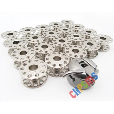 FIT FOR Kenmore Singer White Sewing Machine 1 Bobbin Case 20 Bobbins - Image 1 of 4