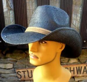 Vaquero sombrero vaquero countryhut sombrero de paja verano ancha /"Sunny/" blanco