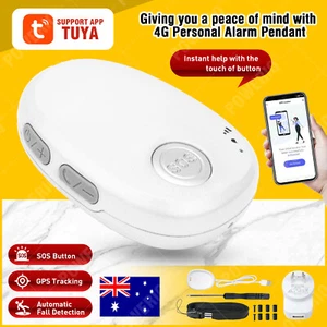 Personal Medical Alarm Pendant for Seniors Elderly SOS Button GPS Fall Detection - Picture 1 of 16