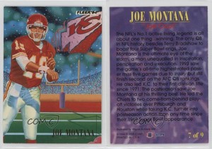 1994 Fleer Pro-Vision Joe Montana #7 HOF