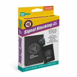 Extra Large Lucky Line #91801 Signal Blocking Nylon Black Smart Key Hider Pouch - Picture 1 of 1