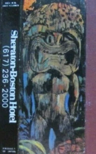 TIKI MATCHBOX COVER: KON TIKI AT SHERATON HOTEL BOSTON, MASSACHUSETTS -E24 - Picture 1 of 2