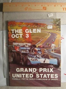 1971 U.S. Grand Prix - Formula One - Watkins Glen Original Program. - Picture 1 of 12