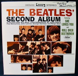 THE BEATLES: Second Album~Near Mint Album~CAPITOL #ST 2080 - Lime Green labels - Foto 1 di 5