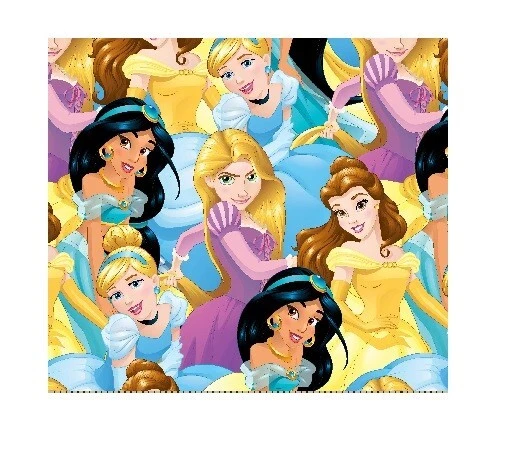 Disney Princess Fat Quarter Set of 2 100 Cotton