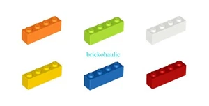 Lego Brick 1 x 4 Parts Pieces Lot Building Blocks ALL COLORS - Picture 1 of 28