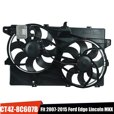 Radiator Condenser Cooling Fan For 2007-2015 Ford Edge Lincoln MKX 7T4Z8C607A - Image 1 of 4