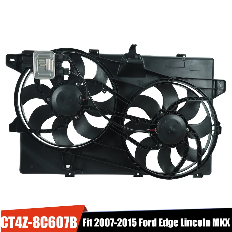 Radiator Condenser Cooling Fan For 2007-2015 Ford Edge Lincoln MKX 7T4Z8C607A - Image 1 of 4