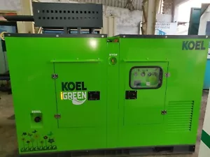 62.5kva Kirloskar Silent Diesel Generator with new canopy and new alternator - Picture 1 of 9