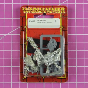 Warhammer Wurrzag Savage Orc Shaman (Mounted) NIB Metal - Rare OOP, Citadel Boar - Picture 1 of 2