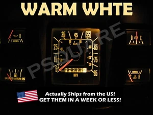 Gauge Cluster LED Dashboard Bulbs Warm White For Ford 75 91 E100 - E350 Van  - Picture 1 of 3