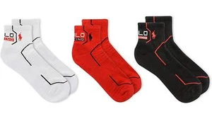 Polo Ralph Lauren Herren 3er-Pack Sport Knöchel Viertel Socke 10-13 - Bild 1 von 1
