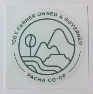 Calcomanía adhesiva Pacha Co-Op Farmer Prowneed Coffee Company - Imagen 1 de 1