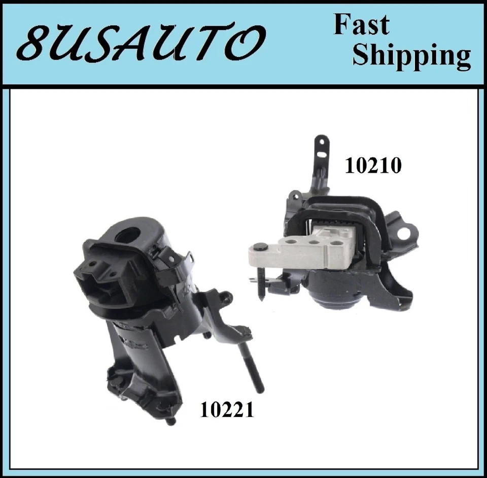 2 PCS REAR & RIGHT MOTOR MOUNT FIT 2020-2024 TOYOTA HIGHLANDER 2.5 FULL HYBRID - Image 1 of 4