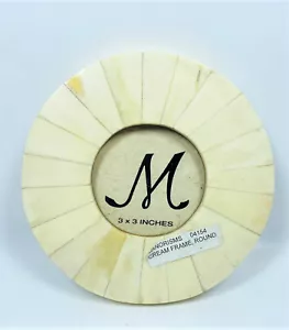Manorisms Bilderrahmen - Creme Rahmen Rund 7.6cmx7.6cm - Bild 1 von 2