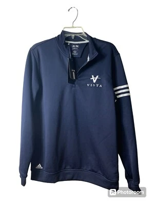Adidas Climalite Quarter Zip Top Men’s Navy size Small NEW - Image 1 of 4