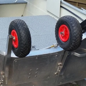 Transporträder Schlauchboot Boot Aluminiumboot  - Bild 1 von 7