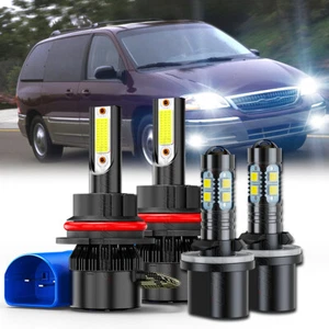 Kit de bombillas antiniebla altas/bajas para faros LED 4X 6000K para FORD WINDSTAR 1995-2003 - Imagen 1 de 16