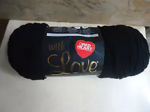 Crafts Red Heart with Love Garn 370 Yards schwarz #4 neu - Bild 1 von 3