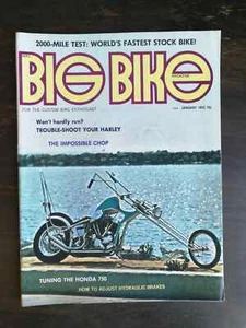 Rivista Big Bike gennaio 1972 - Honda 750 - Kawasaki 750 - Foto 1 di 1