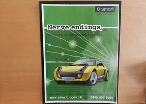 Original 2004 SMART ROADSTER magazine advert frame-ready wall-art flat-pack - Picture 1 of 1