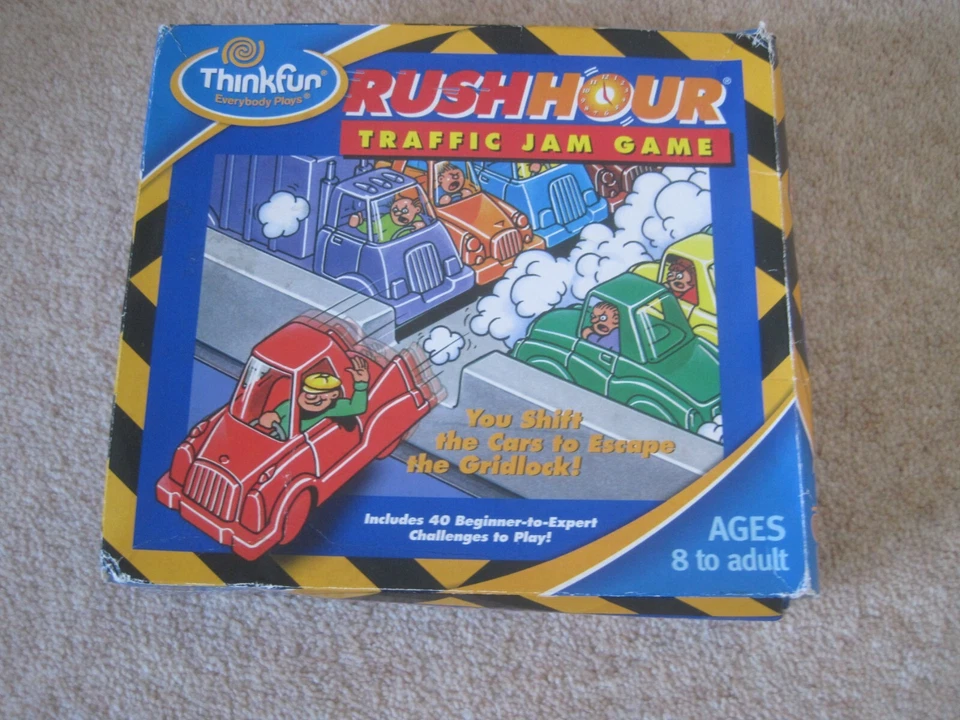 Rush Hour traffic jam game box only - Image 1 of 1