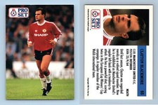 Clayton Blackmore - Man. United #65 English League 1991-92  Pro Set Trading Card