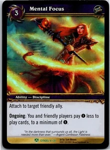 World of Warcraft Kartenspiel Mental Focus Zitadelle 6/30 CCG TCG WOW - Bild 1 von 1