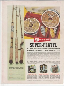 Original Garcia Super-Platyl Fishing Magazine Ad - Picture 1 of 1