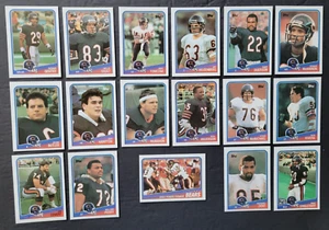 CHICAGO BEARS TEAM SET 1988 TOPPS FOOTBALL CARDS NrMt-MINT No Wax Mark A+Corners - Bild 1 von 2