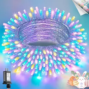 200 LED Easter Lights for Easter Decorations, 66 Ft Easter String Lights Outdoor - Picture 1 of 7