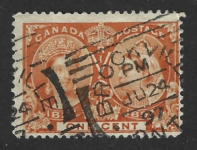 Canada 1897 #51 Diamond Jubilee Issue - Fine Used - Image 1 of 2