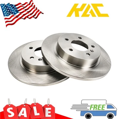 Rear Brake Rotors For 2006-2011 Buick Lucerne 2006-2008 2010-2011 Cadillac DTS - Image 1 of 4