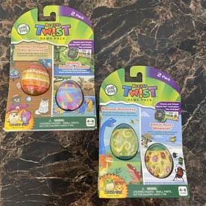 LeapFrog RockIt Twist Dual Game Pack X2 Penelope Penguin Pack And Dino Discover - Picture 1 of 5