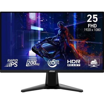 MSI CMS MAG 255F E20 Full HD 200 Hz Monitor Black - Image 1 of 4